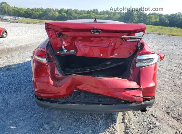 3FA6P0HD9LR230546 2020 FORD FUSION Red უკანა ხედი