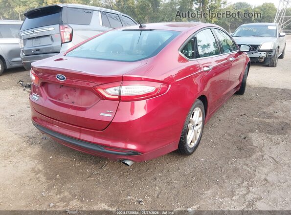 3FA6P0HDXGR185820 2016 FORD FUSION Red Հետևի աջ