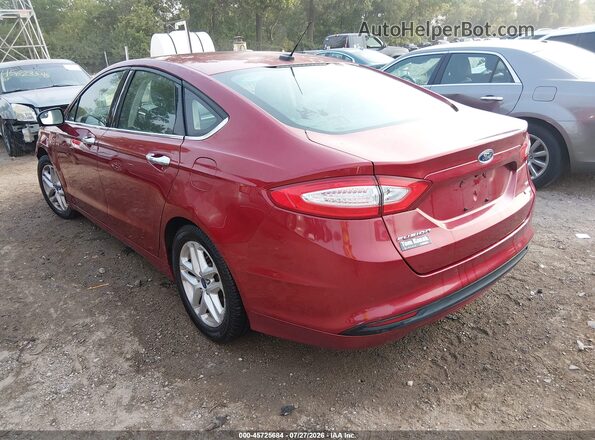 3FA6P0HDXGR185820 2016 FORD FUSION Red Հետևի ձախ