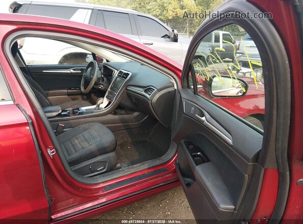 3FA6P0HDXGR185820 2016 FORD FUSION Red Սալոնի դիմացի տեսք