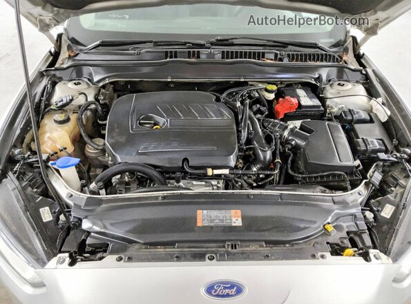 3FA6P0HDXGR225751 2016 FORD FUSION Серебряный Вид задней части салона