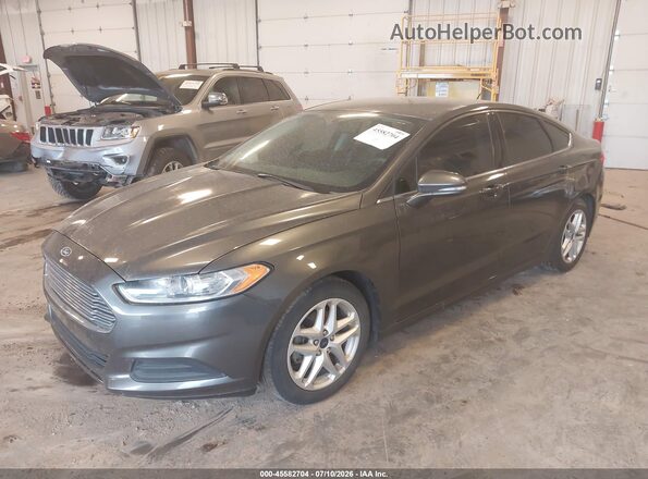 3FA6P0HDXGR238659 2016 FORD FUSION Gray წინა მარცხენა ხედი სამი მეოთხედიდან