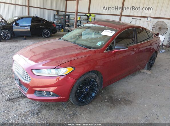 3FA6P0HDXGR266946 2016 FORD FUSION Red Front left