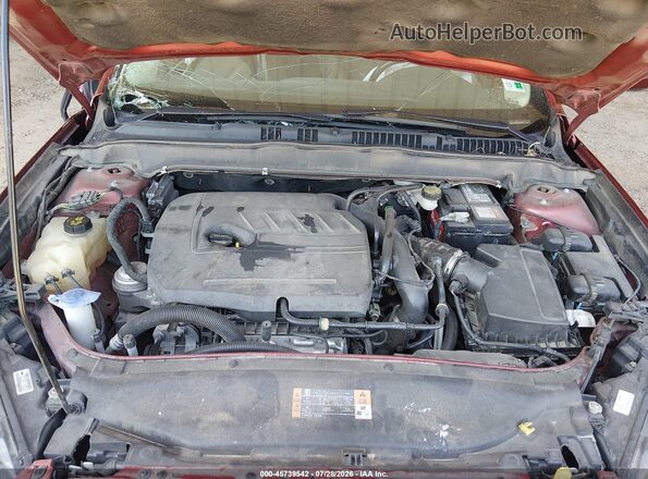 3FA6P0HDXGR266946 2016 FORD FUSION Red Rear view