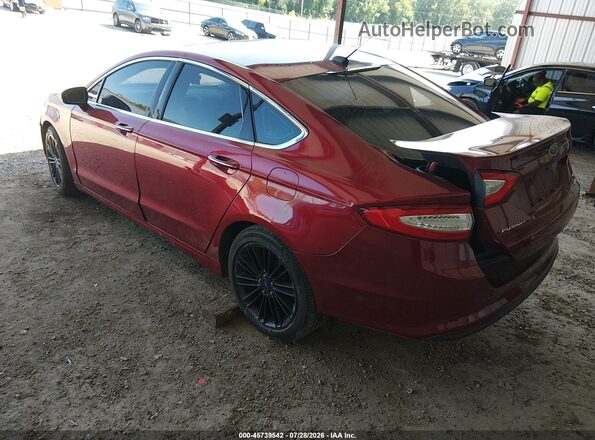 3FA6P0HDXGR266946 2016 FORD FUSION Red Rear left