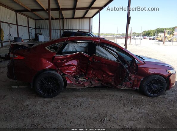 3FA6P0HDXGR266946 2016 FORD FUSION Red Front view