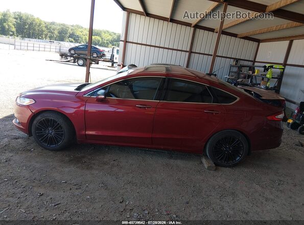 3FA6P0HDXGR266946 2016 FORD FUSION Red Rear interior view