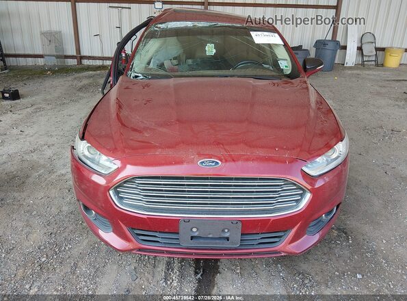 3FA6P0HDXGR266946 2016 FORD FUSION Red Dashboard view