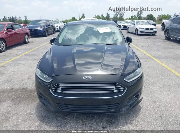 3FA6P0HDXGR284671 2016 FORD FUSION Black წინა ხედი