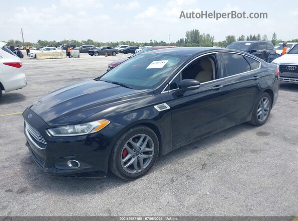 3FA6P0HDXGR284671 2016 FORD FUSION Black წინა მარცხენა ხედი სამი მეოთხედიდან