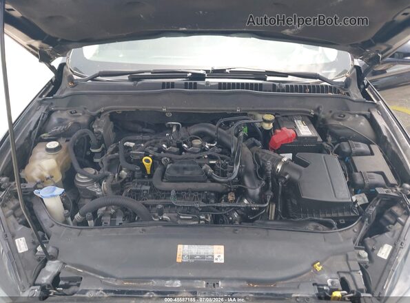3FA6P0HDXGR284671 2016 FORD FUSION Black უკანა ხედი