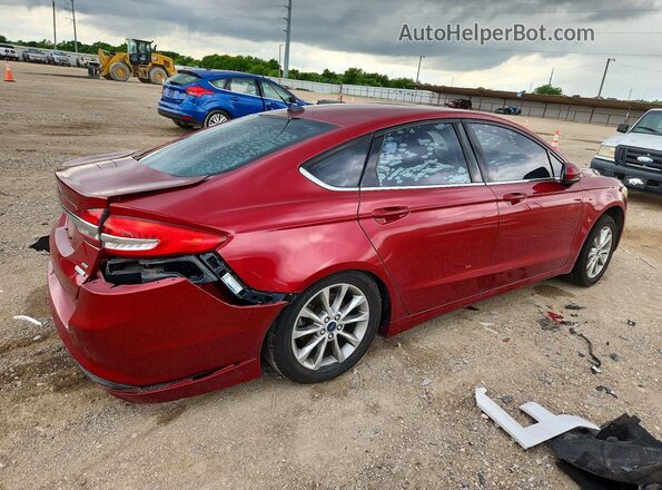 3FA6P0HDXHR137803 2017 FORD FUSION Burgundy Հետևի աջ
