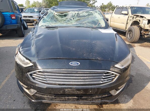 3FA6P0HDXHR328640 2017 FORD FUSION Black Вид щитка приладів