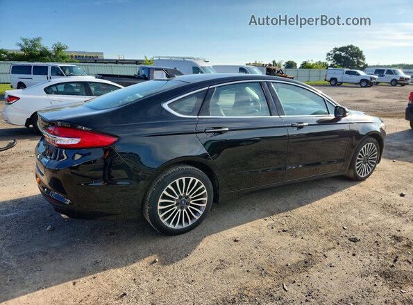 3FA6P0HDXHR347804 2017 FORD FUSION Black Задня права чверть