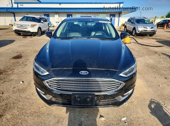 3FA6P0HDXHR347804 2017 FORD FUSION Black Вид спереду