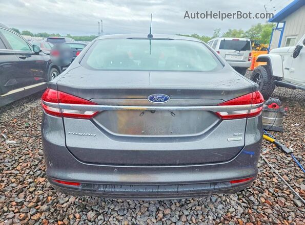3FA6P0HDXJR217818 2018 FORD FUSION Gray Widok z tyłu