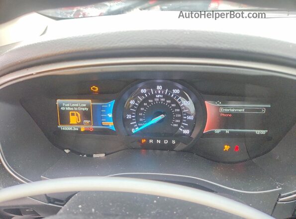 3FA6P0HDXJR217818 2018 FORD FUSION Gray Widok zestawu wskaźników