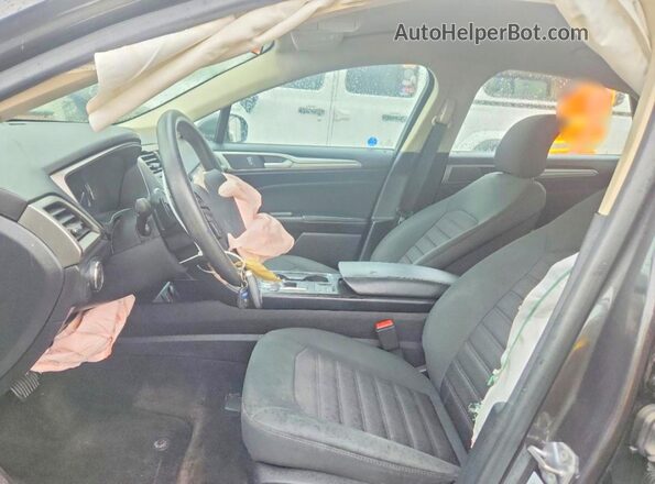 3FA6P0HDXJR217818 2018 FORD FUSION Gray Widok wnętrza z przodu