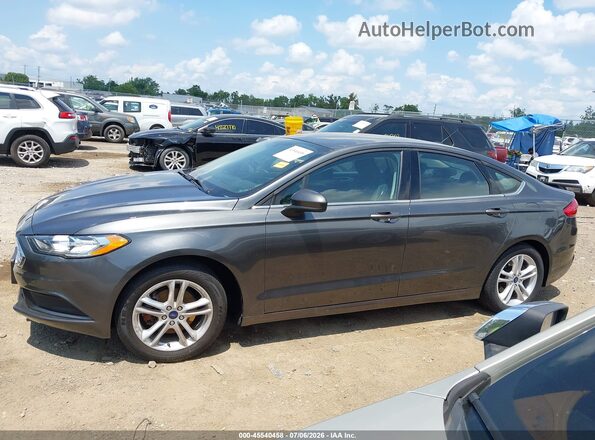 3FA6P0HDXJR284127 2018 FORD FUSION Gray 360 interior view