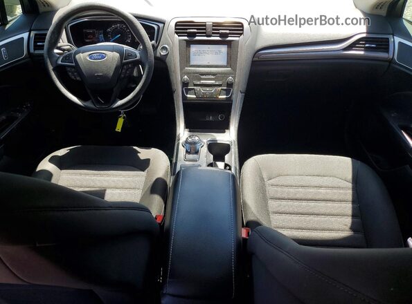 3FA6P0HDXKR176561 2019 FORD FUSION Red Вид панелі приладів