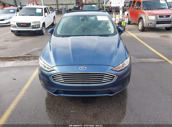 3FA6P0HDXKR203533 2019 FORD FUSION Blue Սարքավորումների վահանակի տեսք