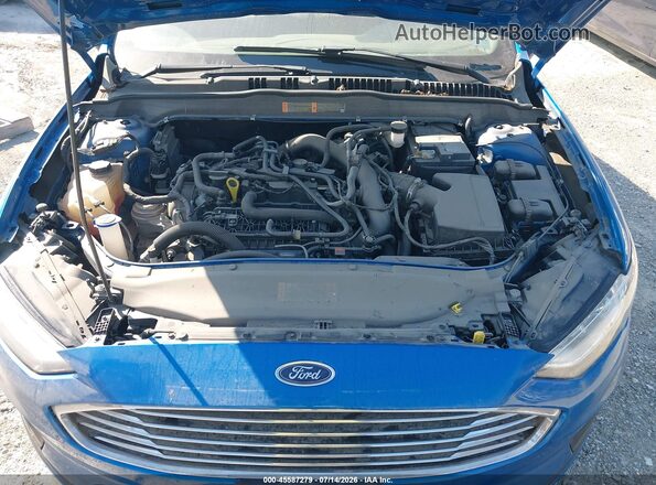 3FA6P0HDXLR105863 2020 FORD FUSION Синий Вид сзади