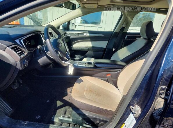 3FA6P0HDXLR226232 2020 FORD FUSION Blue Front interior view