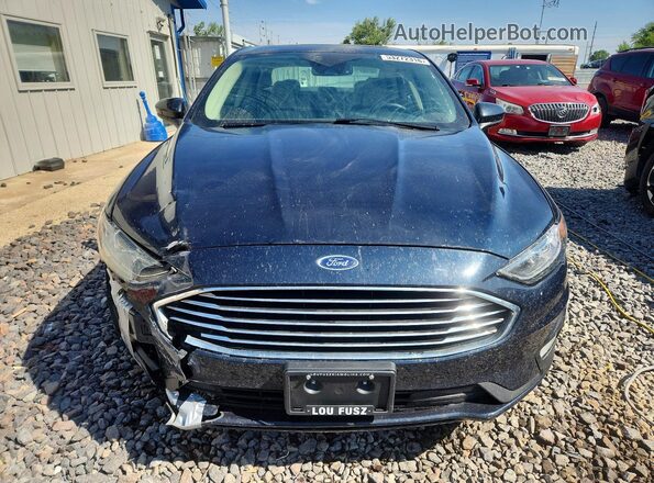 3FA6P0HDXLR226232 2020 FORD FUSION Blue Front view
