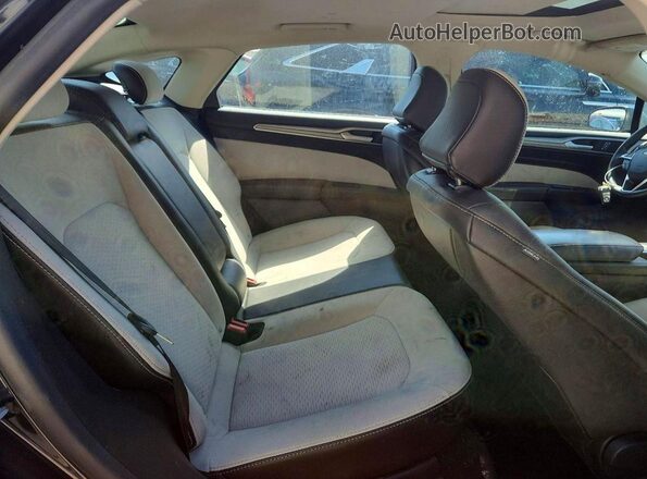 3FA6P0HDXLR226232 2020 FORD FUSION Blue Rear seats view