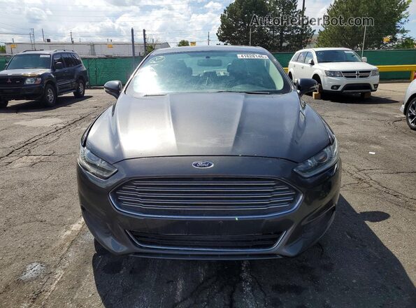 3FA6P0K90GR118955 2016 FORD FUSION Gray Դիմացի տեսք