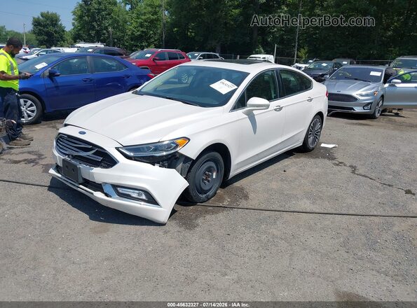 3FA6P0K90HR166473 2017 FORD FUSION White Przód lewy