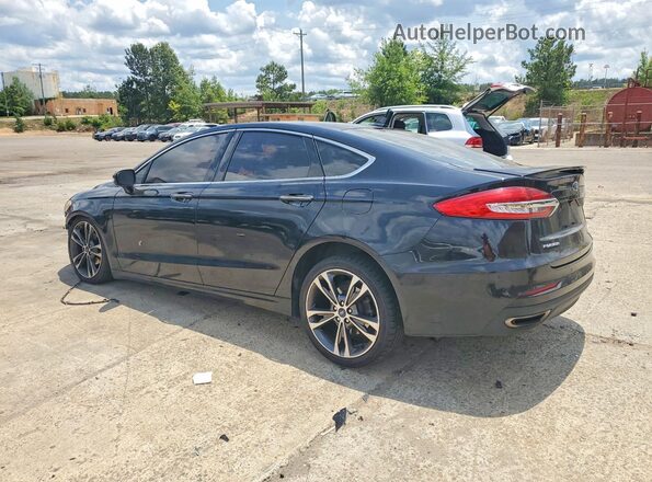 3FA6P0K90KR253085 2019 FORD FUSION Black Tył lewy