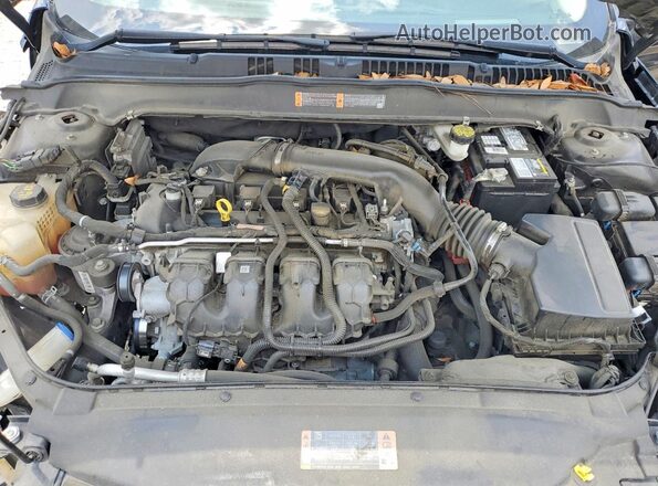 3FA6P0K90KR253085 2019 FORD FUSION Black Widok wnętrza z tyłu