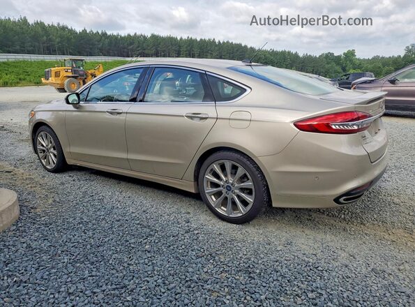 3FA6P0K91JR106904 2018 FORD FUSION Tan Tył lewy