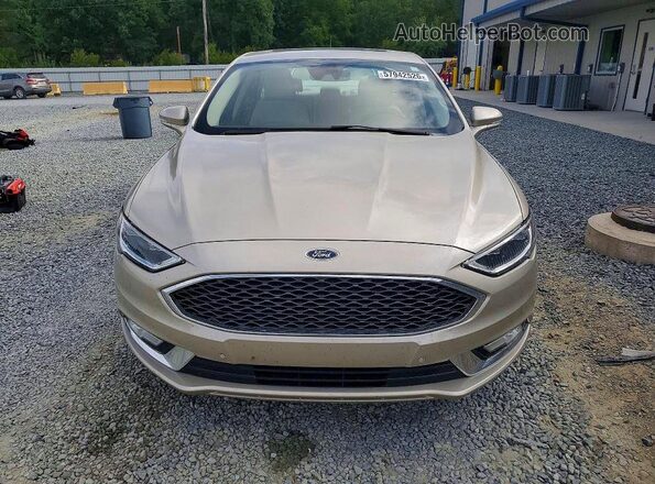 3FA6P0K91JR106904 2018 FORD FUSION Tan Widok z przodu