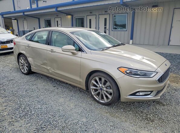 3FA6P0K91JR106904 2018 FORD FUSION Tan Przód prawy