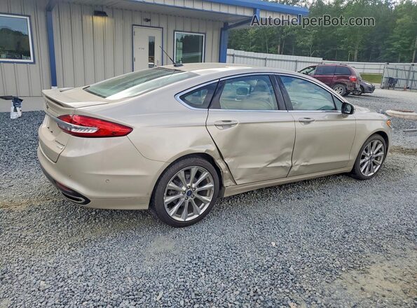 3FA6P0K91JR106904 2018 FORD FUSION Tan Tył prawy