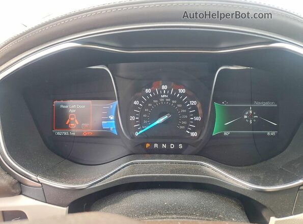 3FA6P0K91JR106904 2018 FORD FUSION Tan Widok zestawu wskaźników