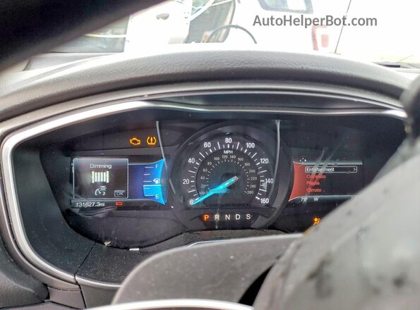 3FA6P0K92GR235520 2016 FORD FUSION Белый Вид щитка приборов