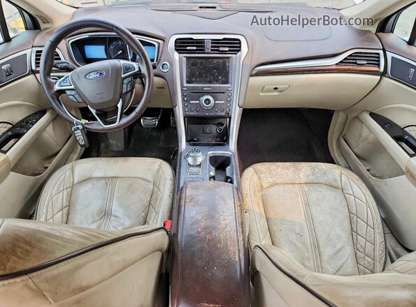 3FA6P0K92HR136830 2017 FORD FUSION White წინა პანელის ხედი