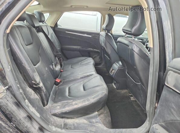 3FA6P0K92JR176718 2018 FORD FUSION Black Вид задніх сидінь
