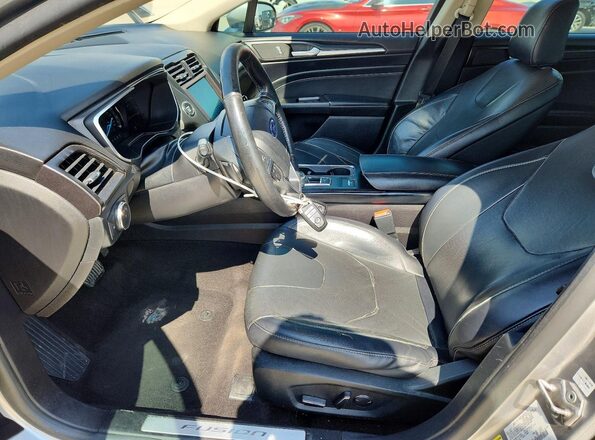 3FA6P0K92LR116506 2020 FORD FUSION Silver Vista interior delantera