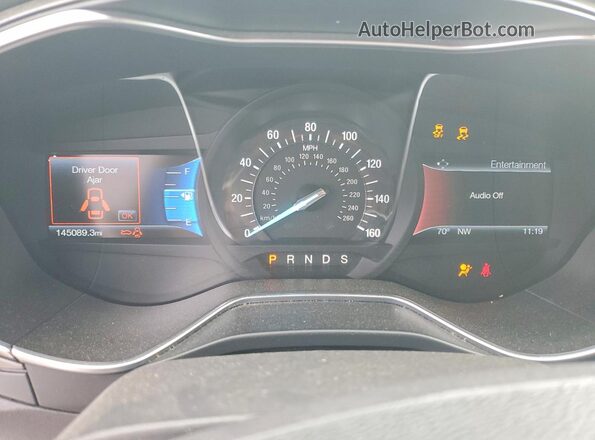 3FA6P0K93GR360896 2016 FORD FUSION Silver Vista del cuadro de instrumentos