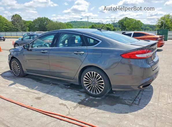 3FA6P0K93HR115176 2017 FORD FUSION Gray Rear left