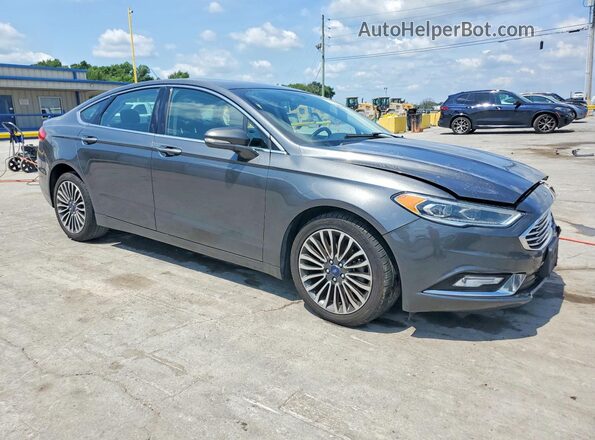 3FA6P0K93HR115176 2017 FORD FUSION Gray Front right