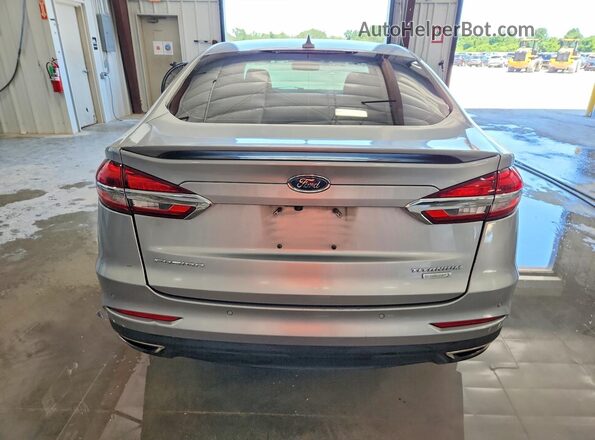 3FA6P0K93LR133136 2020 FORD FUSION Silver Вид ззаду