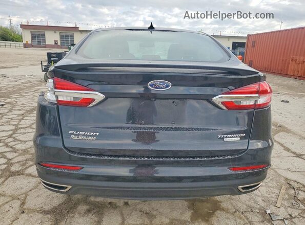 3FA6P0K94LR152701 2020 FORD FUSION Black Rear view