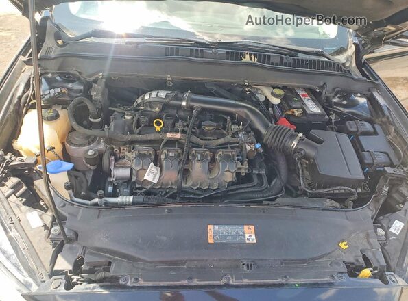 3FA6P0K95GR387632 2016 FORD FUSION Black Vista interior trasera