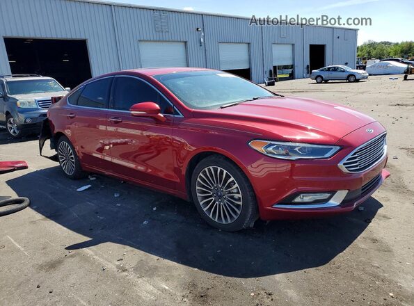 3FA6P0K96HR158796 2017 FORD FUSION Maroon წინა მარჯვენა