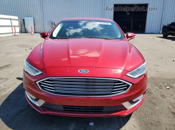 3FA6P0K96HR158796 2017 FORD FUSION Maroon წინა ხედი